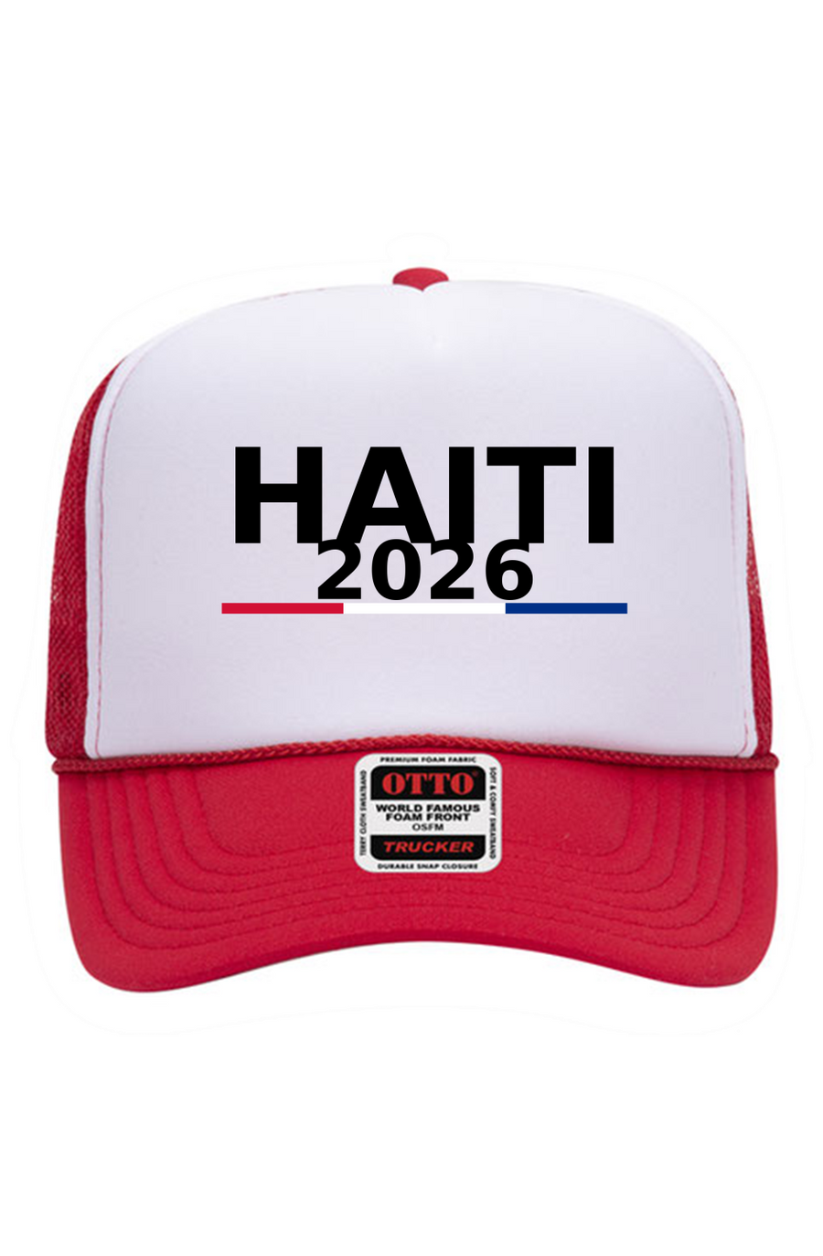 5 Panel High Crown Trucker Cap